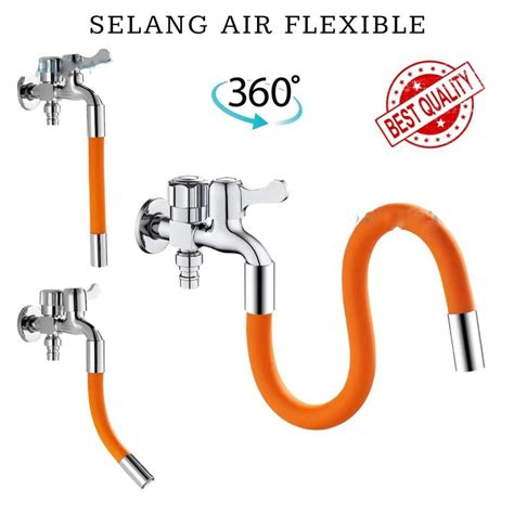 Jual SELANG ELASTIS FLEKSIBEL EKSTENSI KRAN AIR 360 BISA TEKUK