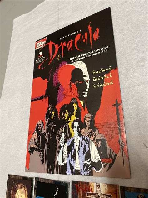 Dracula Bram Stoker S 1 Of 4 Topps Comics 2nd Printing W Cards EBay