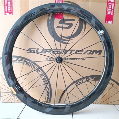 SUPERTEAM RIDEZ RACING 50 CARBON WHEELSET RIM BRAKE 50 MM Shopee Malaysia