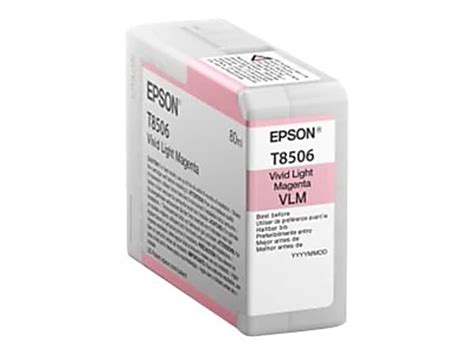 Epson UltraChrome HD T850 Original Inkjet Ink Cartridge Vivid Light