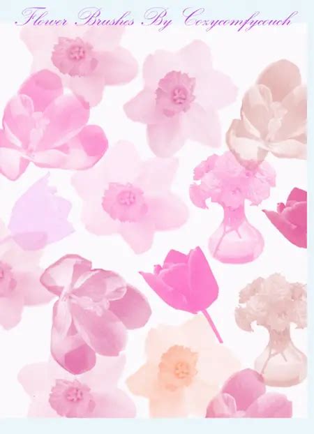 Free Floral Photoshop Brushes - Photodoto