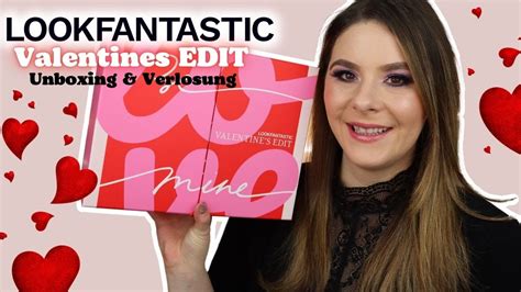 Lookfantastic Valentins EDIT 2023 Unboxing Verlosung YouTube