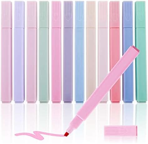 Bremorou Pastel Highlighters Pack Of Aesthetic Highlighters Pen