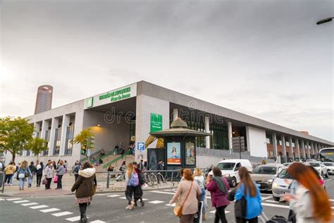 Plaza De Armas Bus Station In Seville Spain Editorial Photography