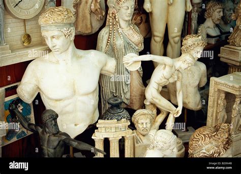 Souvenirs Plaka Athens Greece Stock Photo - Alamy