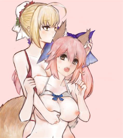 Tamamo Nero Claudius Tamamo No Mae And Nero Claudius Fate And 1