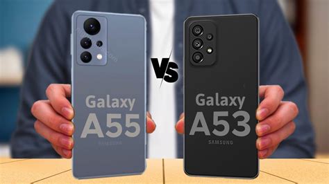 Samsung Galaxy A55 Vs Samsung Galaxy A53 Youtube