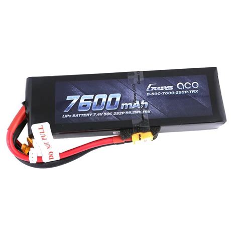 Gens Ace Mah V C S P Lipo Battery Pack With Xt Plug Gens