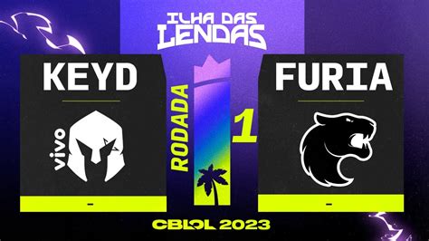 Vivo Keyd Stars vs Furia CBLOL 2023 1ª Rodada 1ª Etapa Ilha das