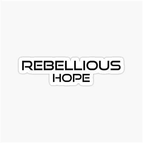 Rebellious Hope BOWEL BABE Sticker By Elyora Redbubble
