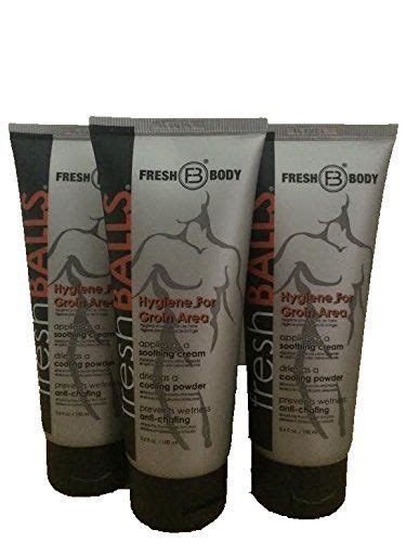 Fresh Body Fb Balls Lotion 3 Pack Anti Chafing Mens Soothing Cream To Powder Balls