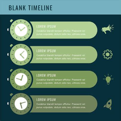 Blank Timeline Infographic