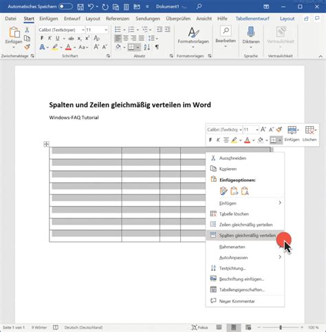 Word Tabelle Erstellen Windows FAQ