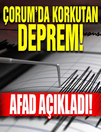 Afad A Klad Orum Da Korkutan Deprem