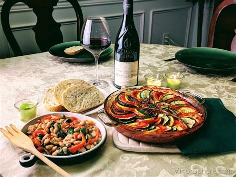 Vino-Sphere: A French Food And Wine Pairing: Châteauneuf-Du-Pape And Ratatouille