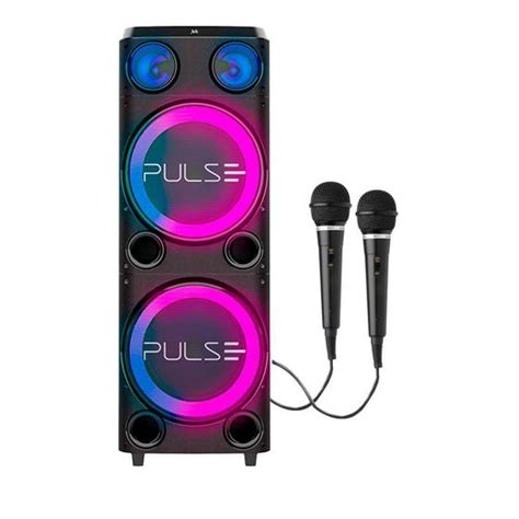 Caixa De Som Torre Double Pulse Sp W Mic Caixa De Som