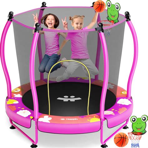 Happin 55 Toddler Trampoline Indoor And Outdoor Playset Ages 1 6 5ft