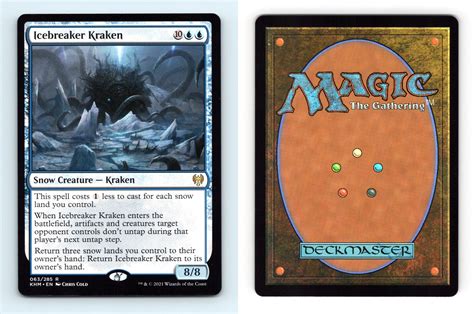 Icebreaker Kraken 63285 Mtg Kaldheim Rare 2021 Tcg Card