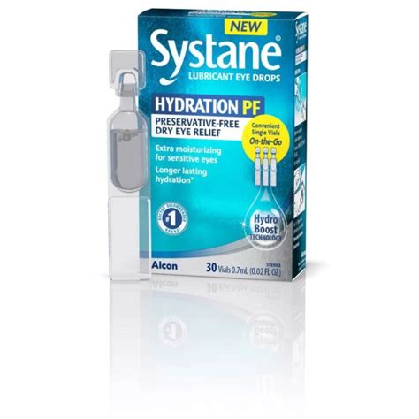 Systane Hydration Pf Lubricant Eye Drop Vials 30ct Exp 102021 And Up