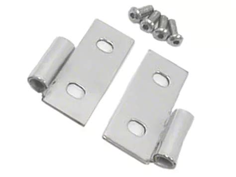 Rugged Ridge Jeep Wrangler Lower Door Hinges Stainless Steel 11113 04