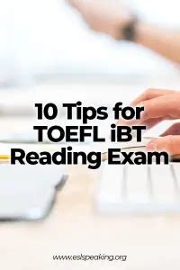 Top Toefl Ibt Reading Exam Tips For Esl Students