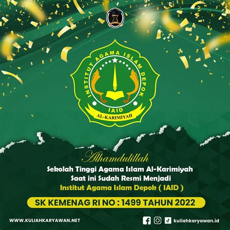 Institut Agama Islam Depok Iaid Al Karimiyah Kampus Syariah Kelas