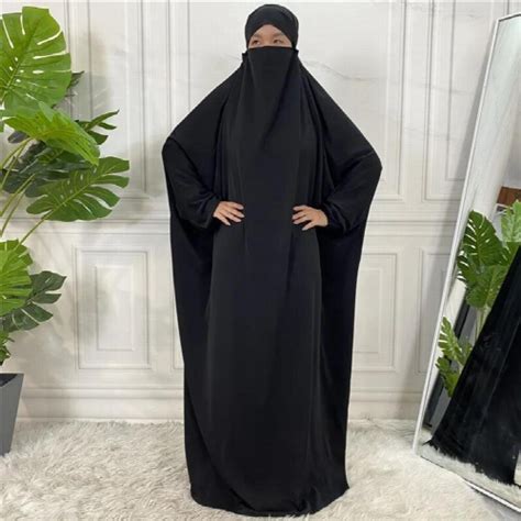 Ramadan Eid Hooded Muslim Women Hijab Dress Prayer Garment Jilbab Abaya