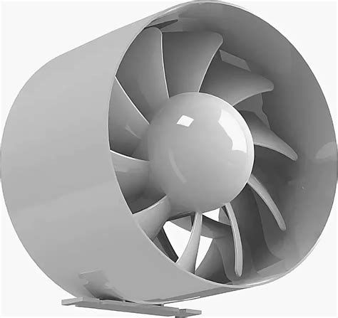 AirROXY Kućni cijevni ventilator 15W aRc 100 S fi 100mm bijeli airRoxy