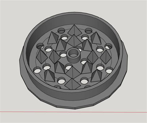 3D Printed Grinder by r3dx.3d | Pinshape