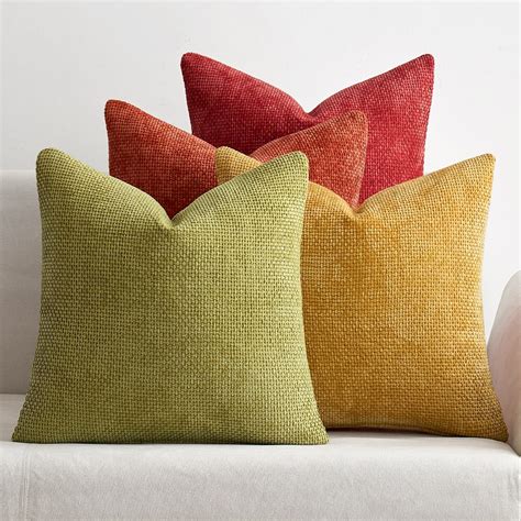 Amazon Miulee Fall Pack Of Couch Throw Pillow Covers X Inch