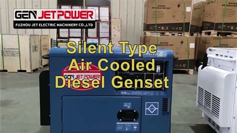 Home Use Portable Air Cooled Super Silent Diesel Generator Set With