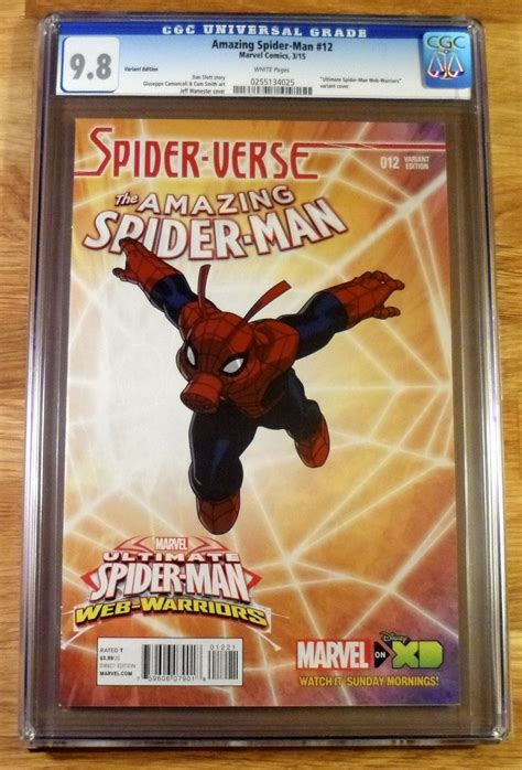 Amazing Spider Man 12 Variant Cover CGC 9 8 Graded NM MT PDX Comics