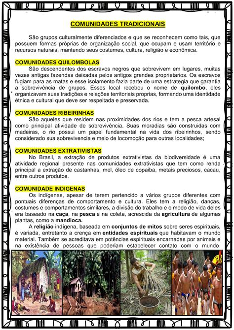 Atividades Sobre Comunidade 3 Ano