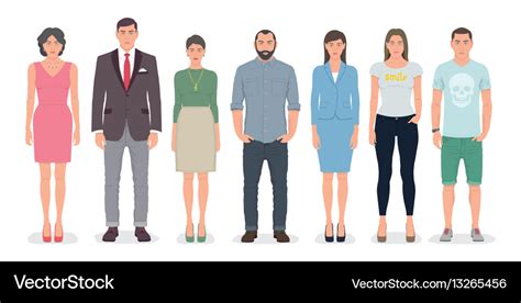 Group of people Royalty Free Vector Image - VectorStock