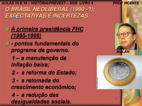 PPT O BRASIL NEOLIBERAL 1990 Expectativas E Incertezas