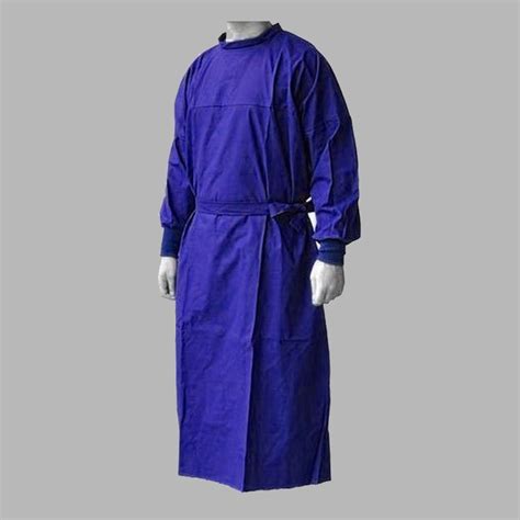 Wrap Around Blue Surgical Doctor Gown At Rs Surgical Gown In