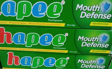 Hapee Toothpaste Green 50ml Mouth Defense Lazada Ph