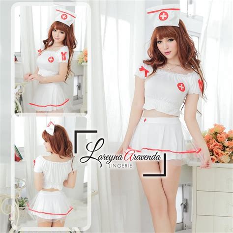 Jual Set Lingerie Seksi G String Model Nurse Fashion Lg Di Lapak