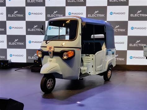 Piaggio Launches Ape Electrik FX Range Of Electric 3 Wheeler For Cargo