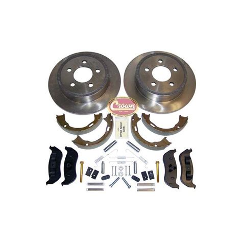 Kit frein arrière Jeep Wrangler TJ Disques plaquettes mâchoire