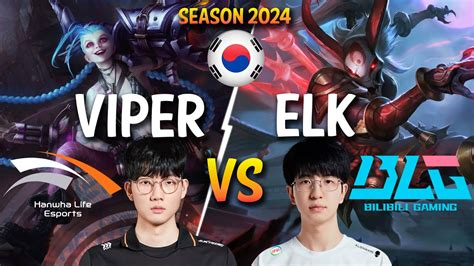 Hle Viper Vs Blg Elk Viper Jinx Vs Elk Kalista Adc Patch Kr