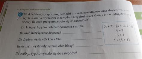 wie ktoś jak rozwiązać zad 6 str 12 ćwiczeniówka do matematyki klasa 5