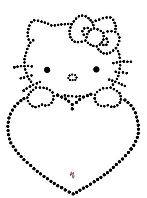 Hello Kitty Printable String Art Patterns String Art Patterns String Art Diy