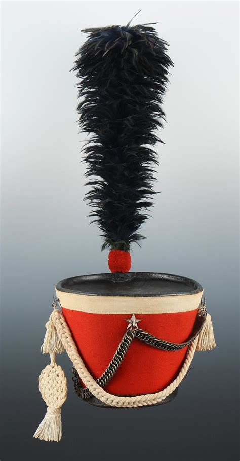 SHAKO DU 2ème RÉGIMENT DE GARDES D HONNEUR MODÈLE 1813 PREMIER EMPIRE