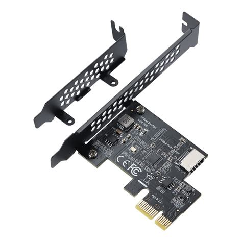 Плата расширения PCI-E 1X на USB 3.2 GEN1 5 Гбитс Type-E A-Key ...