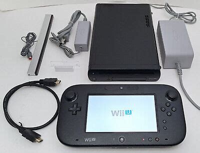 Nintendo Wii U Gaming System Gb Console Gamepad Complete Bundle