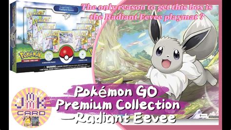 Unboxing Pok Mon Go Premium Collection Radiant Eevee Youtube