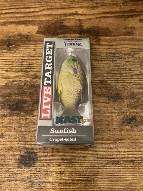 Live Target Hollow Body Sunfish Weedless Topwater Trokar Lure