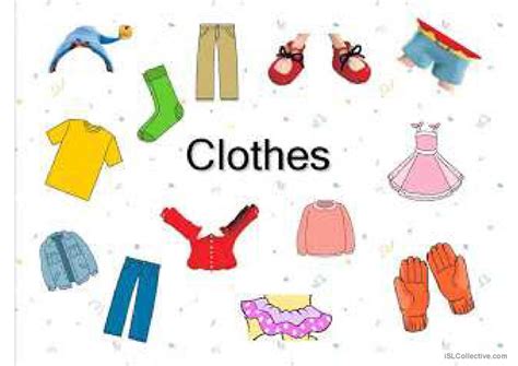 Clothes Present Continuous General English ESL Powerpoints