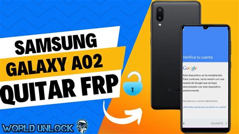 A02 FRP Eliminar Cuenta Google Samsung A02 SM A022M By Chimera FRP